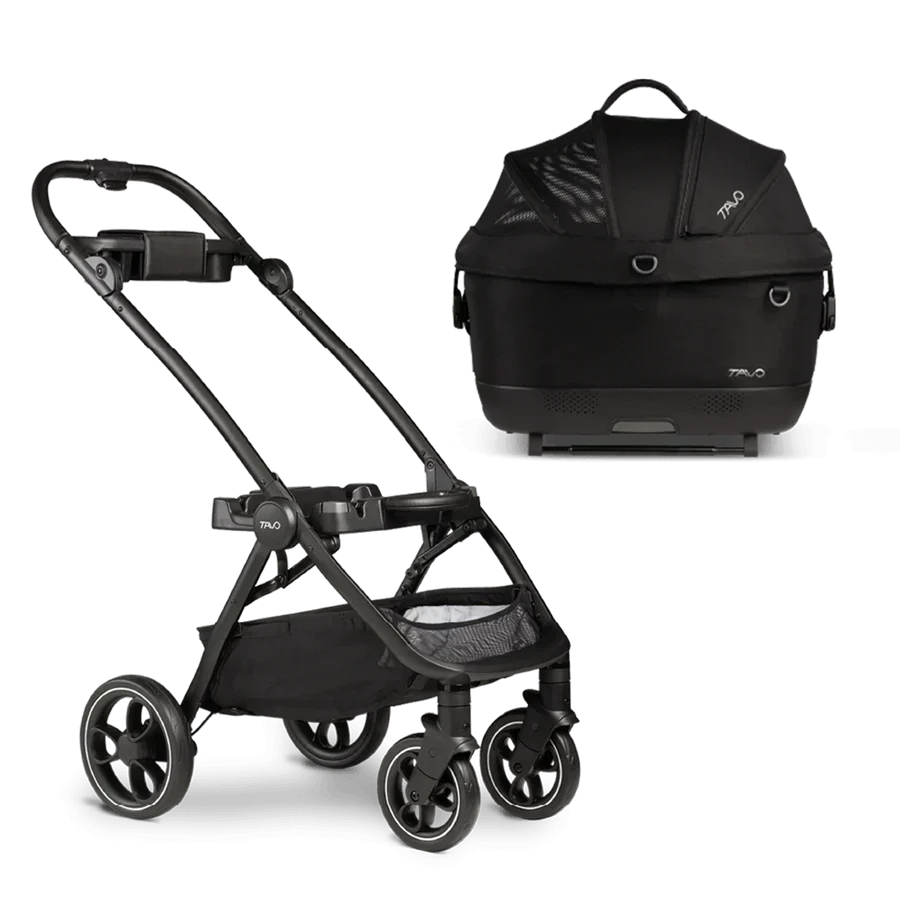 Tavo Maeve™ iso Pet Car Seat + Roscoe™ Stroller